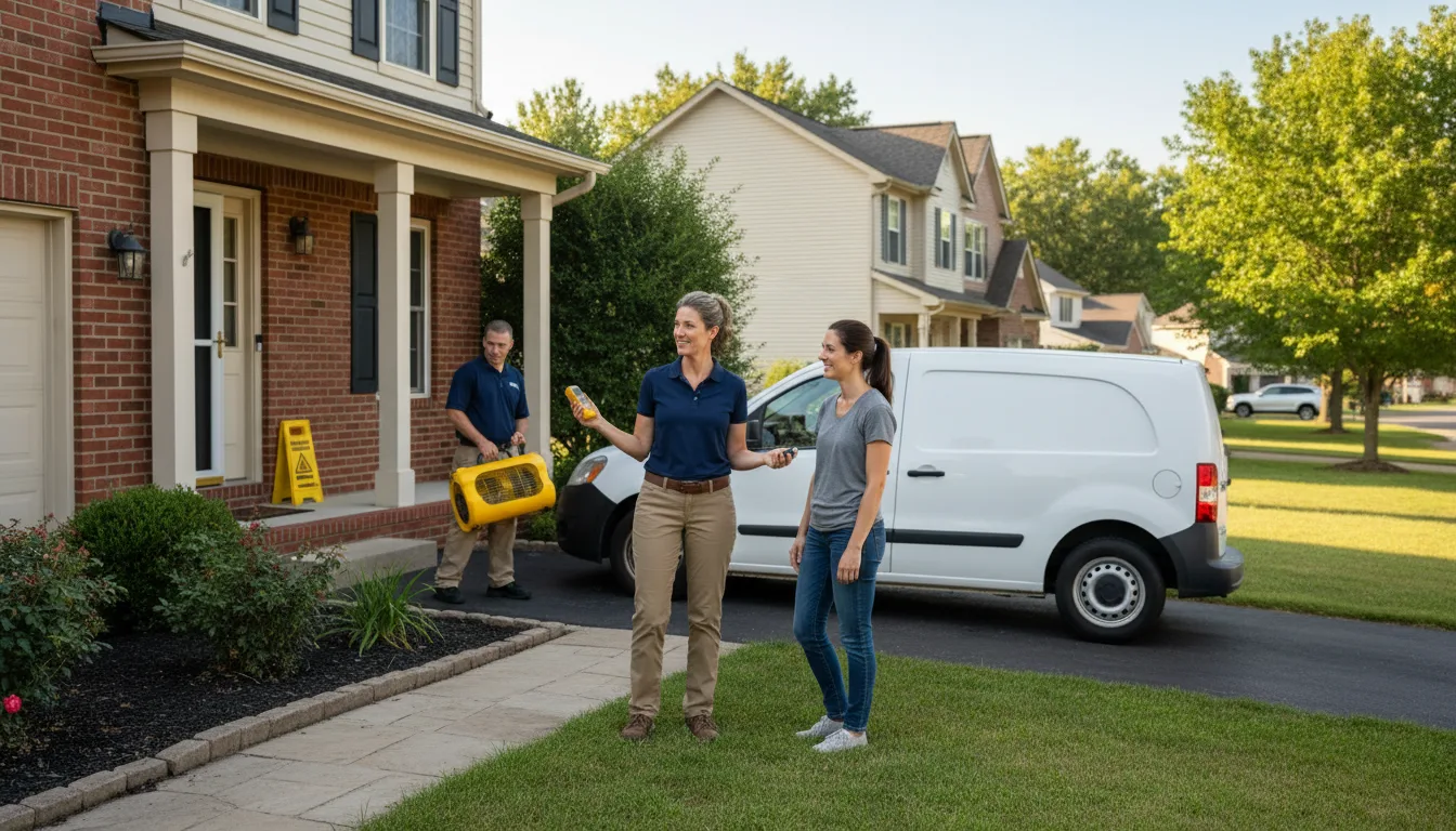 Residential water damage restoration in Nederland, CO